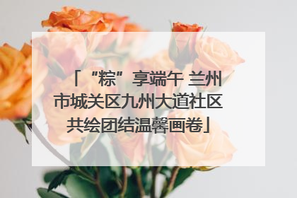 “粽”享端午 兰州市城关区九州大道社区共绘团结温馨画卷