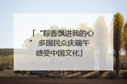 “粽香飘进我的心” 多国民众庆端午感受中国文化