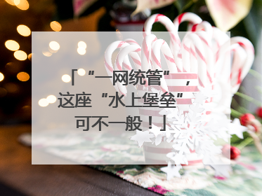 “一网统管”，这座“水上堡垒”可不一般！