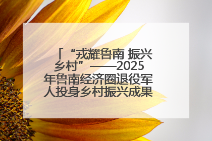 “戎耀鲁南 振兴乡村”——2025年鲁南经济圈退役军人投身乡村振兴成果展销会盛大启幕