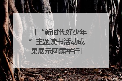 “新时代好少年”主题读书活动成果展示圆满举行