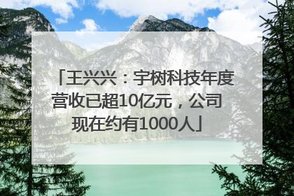 王兴兴：宇树科技年度营收已超10亿元，公司现在约有1000人
