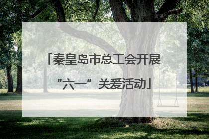 秦皇岛市总工会开展“六一”关爱活动