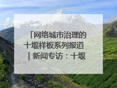 网络城市治理的十堰样板系列报道｜新闻专访：十堰为什么成为“黑马型”城市治理网络维度典型