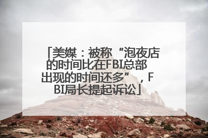 美媒：被称“泡夜店的时间比在FBI总部出现的时间还多”，FBI局长提起诉讼