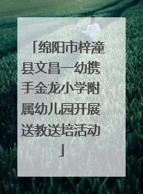 绵阳市梓潼县文昌一幼携手金龙小学附属幼儿园开展送教送培活动