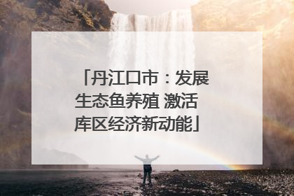 丹江口市：发展生态鱼养殖 激活库区经济新动能
