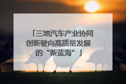 三地汽车产业协同创新驶向高质量发展的“新蓝海”