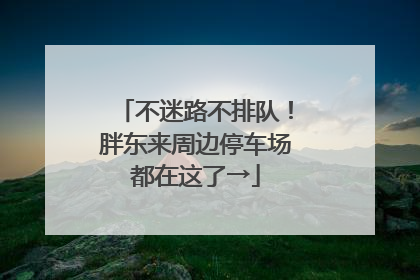不迷路不排队！胖东来周边停车场都在这了→