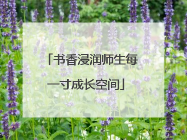 书香浸润师生每一寸成长空间