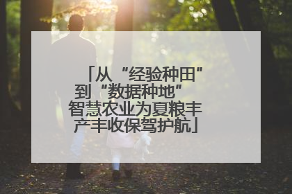 从“经验种田”到“数据种地” 智慧农业为夏粮丰产丰收保驾护航
