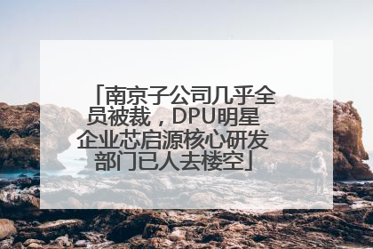 南京子公司几乎全员被裁，DPU明星企业芯启源核心研发部门已人去楼空