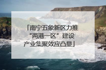 南宁五象新区力推“两港一区”建设 产业集聚效应凸显