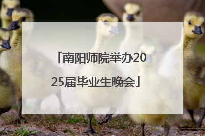 南阳师院举办2025届毕业生晚会