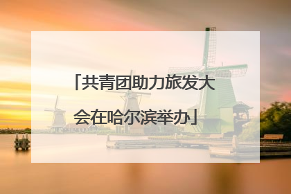 共青团助力旅发大会在哈尔滨举办