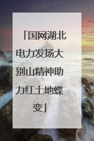 国网湖北电力发扬大别山精神助力红土地蝶变