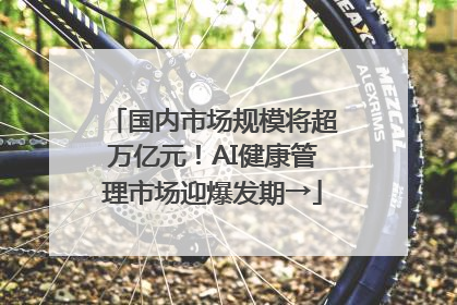 国内市场规模将超万亿元！AI健康管理市场迎爆发期→