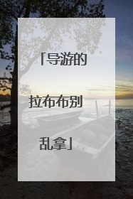 导游的拉布布别乱拿