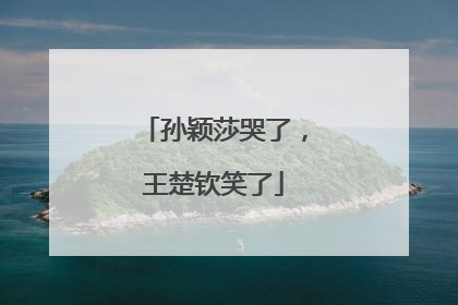 孙颖莎哭了，王楚钦笑了