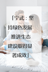 宁武：坚持绿色发展 推进生态建设取得显著成效