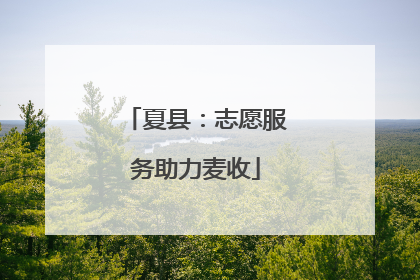 夏县：志愿服务助力麦收
