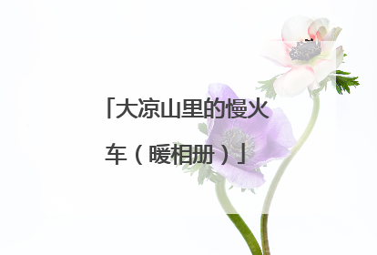 大凉山里的慢火车（暖相册）