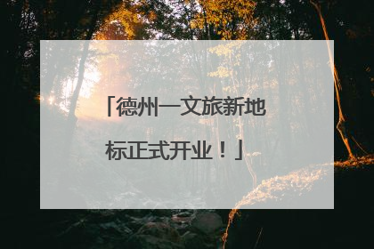 德州一文旅新地标正式开业！