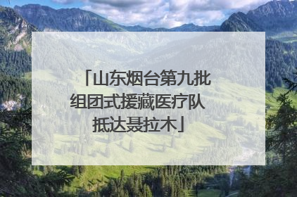 山东烟台第九批组团式援藏医疗队抵达聂拉木