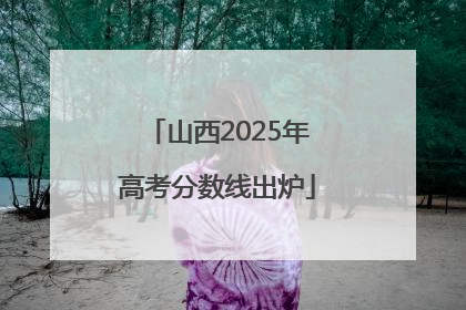 山西2025年高考分数线出炉