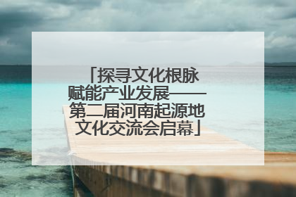 探寻文化根脉 赋能产业发展——第二届河南起源地文化交流会启幕