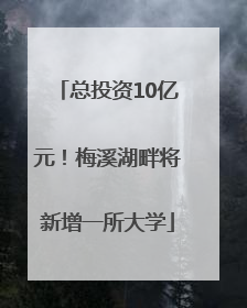 总投资10亿元！梅溪湖畔将新增一所大学