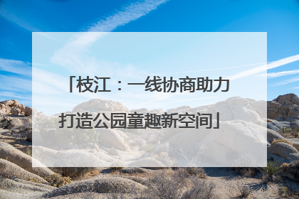 枝江：一线协商助力打造公园童趣新空间