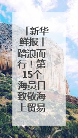新华鲜报丨踏浪而行！第15个海员日致敬海上贸易“守护人”