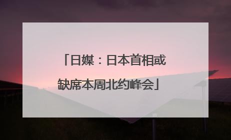 日媒：日本首相或缺席本周北约峰会