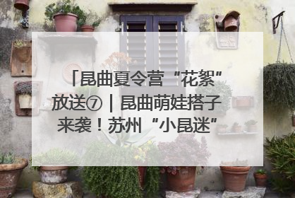 昆曲夏令营“花絮”放送⑦｜昆曲萌娃搭子来袭！苏州“小昆迷”姐弟期待同台演绎“姑苏水磨调”