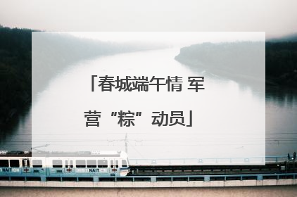 春城端午情 军营“粽”动员