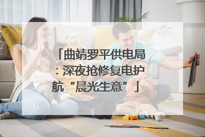 曲靖罗平供电局：深夜抢修复电护航“晨光生意”