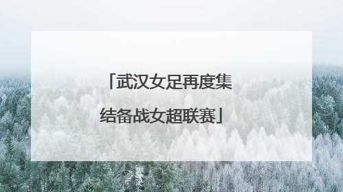 武汉女足再度集结备战女超联赛