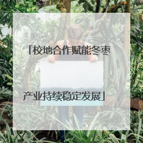 校地合作赋能冬枣产业持续稳定发展
