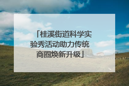 桂溪街道科学实验秀活动助力传统商圈焕新升级
