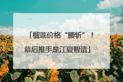 榴莲价格“腰斩”！幕后推手是江夏智造