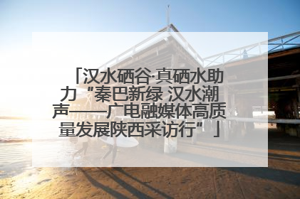 汉水硒谷·真硒水助力“秦巴新绿 汉水潮声——广电融媒体高质量发展陕西采访行”