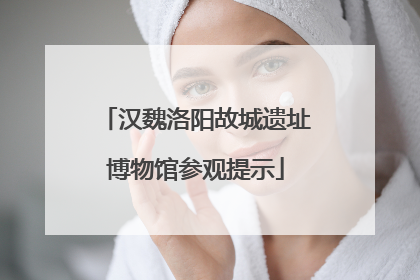汉魏洛阳故城遗址博物馆参观提示