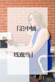 沿中轴线观鸟