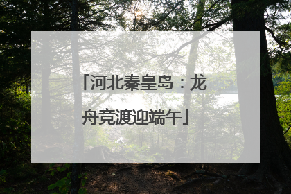 河北秦皇岛：龙舟竞渡迎端午