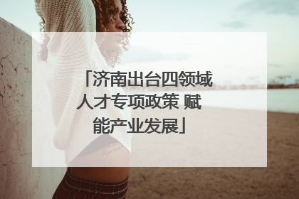 济南出台四领域人才专项政策 赋能产业发展
