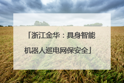浙江金华：具身智能机器人巡电网保安全