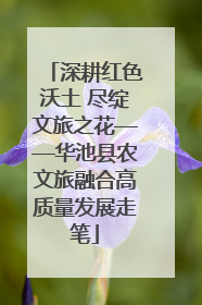 深耕红色沃土 尽绽文旅之花——华池县农文旅融合高质量发展走笔