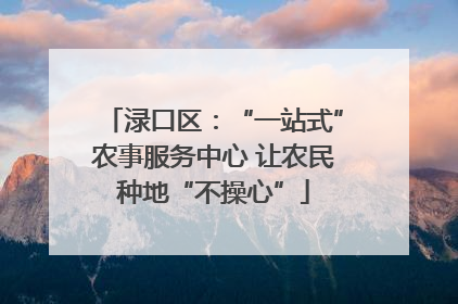 渌口区：“一站式”农事服务中心 让农民种地“不操心”