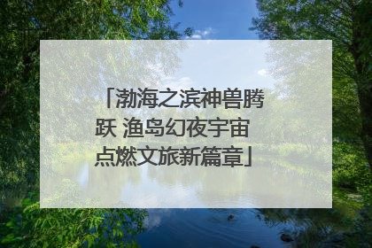渤海之滨神兽腾跃 渔岛幻夜宇宙点燃文旅新篇章